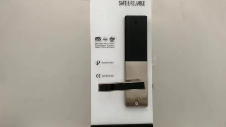 Poignée de serrure à cylindre de porte à mortaise électronique pour portes d'hôtel