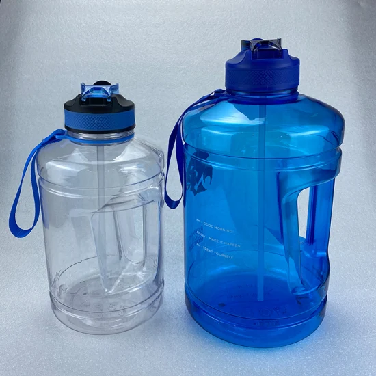 Bouteille d'eau PETG de sport en plastique de couleurs personnalisées sans BPA